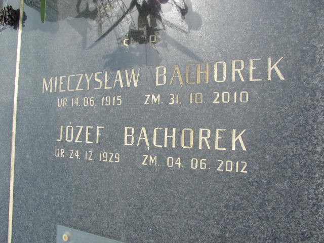 Józef Bąchorek 1929 Kraków-Salwator - Grobonet - Wyszukiwarka osób pochowanych
