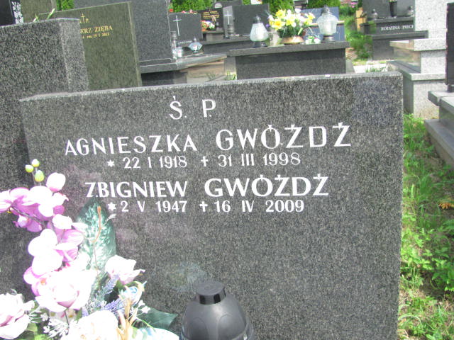 Agnieszka Gwóźdź 1918 Kraków-Salwator - Grobonet - Wyszukiwarka osób pochowanych