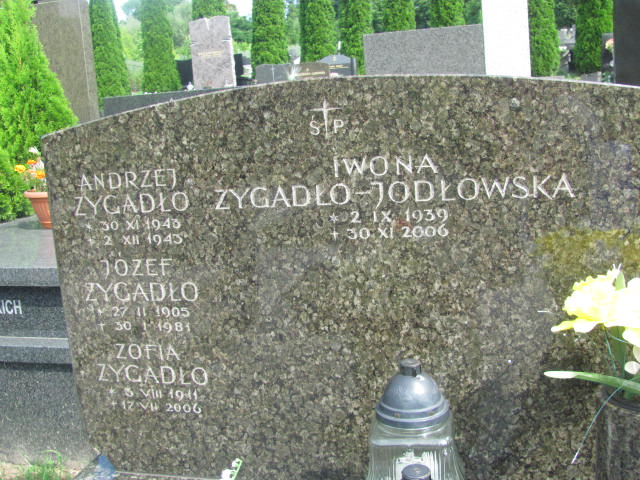 Andrzej Zygadło 1943 Kraków-Salwator - Grobonet - Wyszukiwarka osób pochowanych