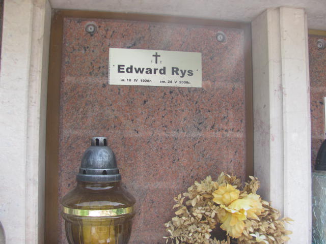 Edward Rys 1928 Kraków-Salwator - Grobonet - Wyszukiwarka osób pochowanych