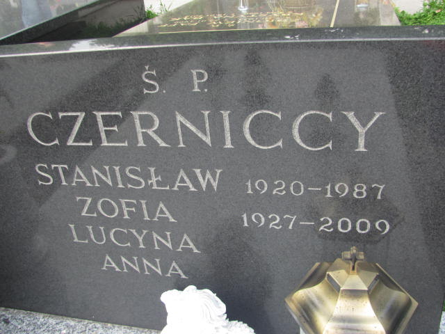 Zofia Czernicka 1927 Kraków-Salwator - Grobonet - Wyszukiwarka osób pochowanych