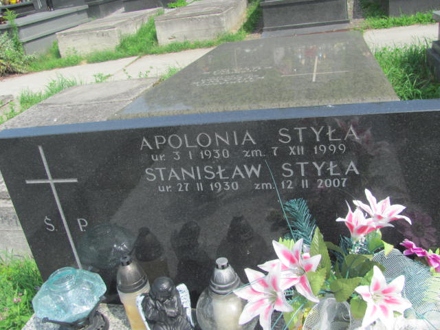 Apolonia Styła 1930 Kraków-Salwator - Grobonet - Wyszukiwarka osób pochowanych