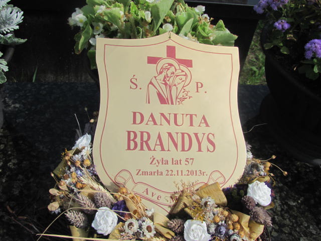 Danuta Brandys 1956 Kraków-Salwator - Grobonet - Wyszukiwarka osób pochowanych