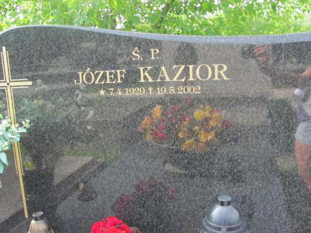 Józef Kazior 1929 Kraków-Salwator - Grobonet - Wyszukiwarka osób pochowanych