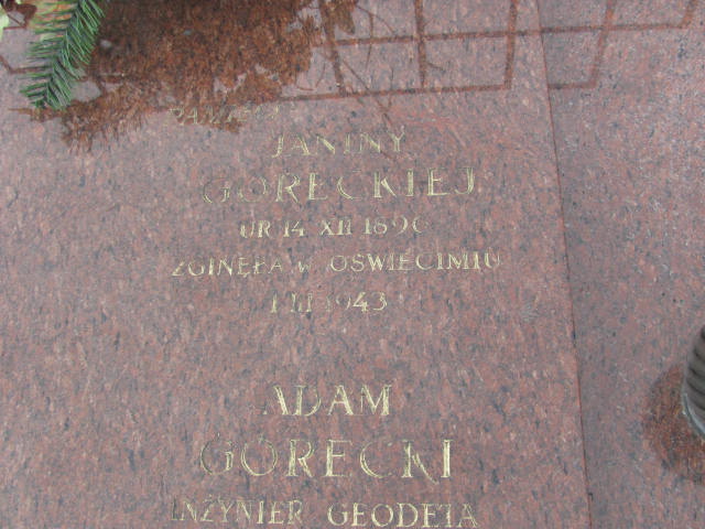 Adam Górecki 1930 Kraków-Salwator - Grobonet - Wyszukiwarka osób pochowanych