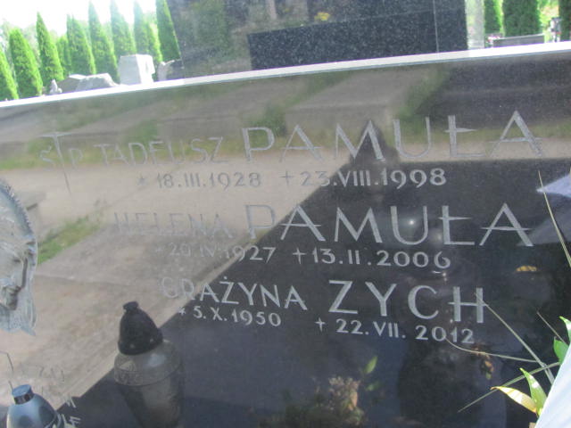 Grażyna Zych 1950 Kraków-Salwator - Grobonet - Wyszukiwarka osób pochowanych