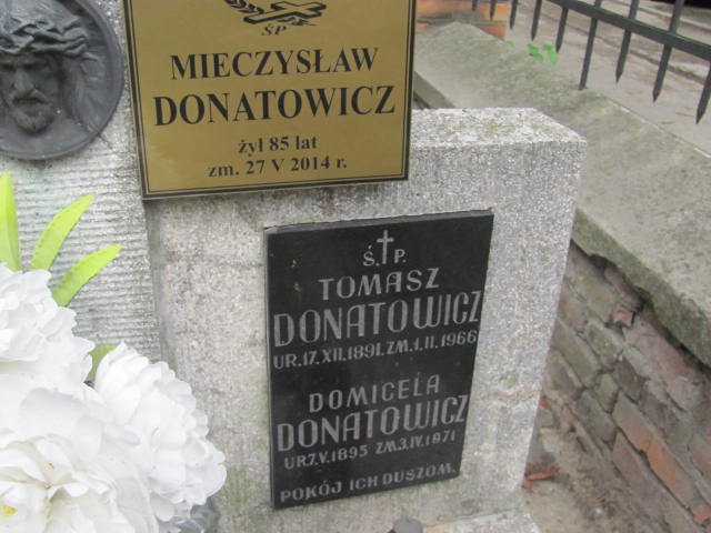Tomasz Donatowicz 1891 Kraków-Salwator - Grobonet - Wyszukiwarka osób pochowanych