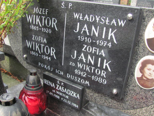 Zofia Wiktor 1868 Kraków-Salwator - Grobonet - Wyszukiwarka osób pochowanych