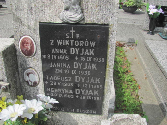 Anna Dyjak 1905 Kraków-Salwator - Grobonet - Wyszukiwarka osób pochowanych