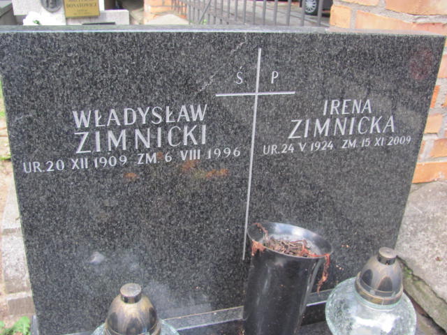 Irena Zimnicka 1924 Kraków-Salwator - Grobonet - Wyszukiwarka osób pochowanych