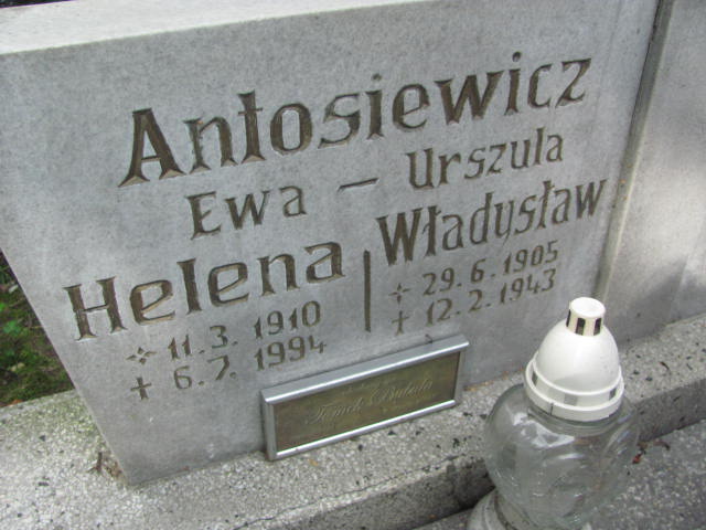 Władysław Antosiewicz 1905 Kraków-Salwator - Grobonet - Wyszukiwarka osób pochowanych