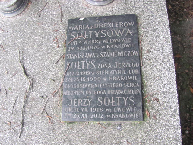 Maria Sołtys 1887 Kraków-Salwator - Grobonet - Wyszukiwarka osób pochowanych