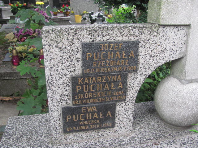Józef Puchała 1858 Kraków-Salwator - Grobonet - Wyszukiwarka osób pochowanych
