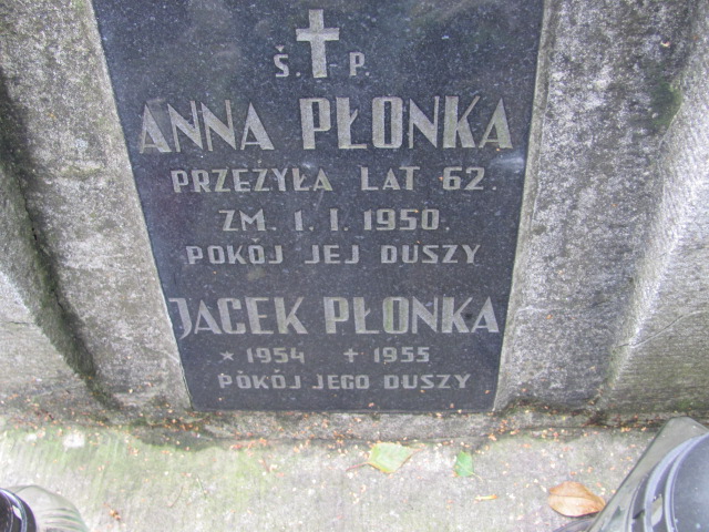 Jacek Płonka 1953 Kraków-Salwator - Grobonet - Wyszukiwarka osób pochowanych