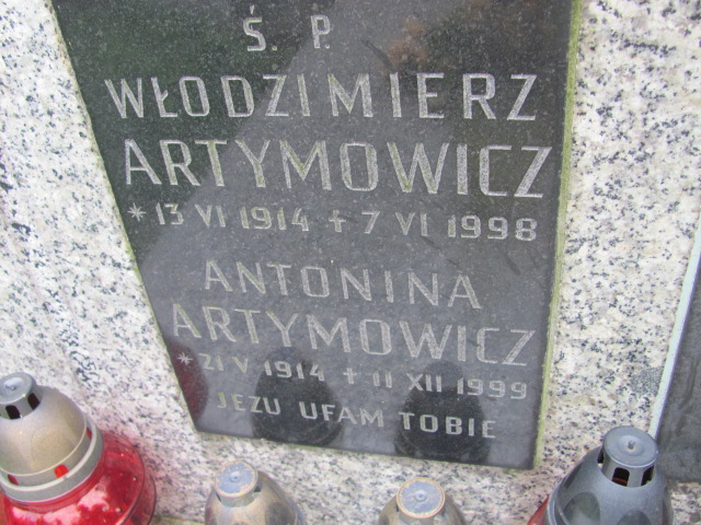  Artymowicz 1914 Kraków-Salwator - Grobonet - Wyszukiwarka osób pochowanych
