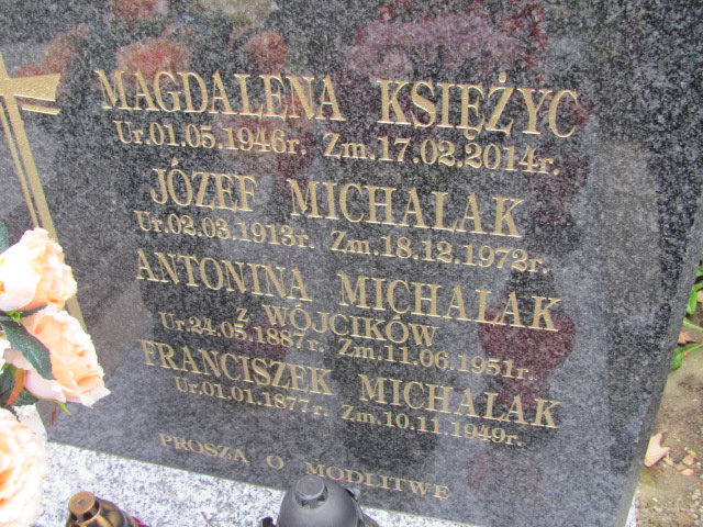 Antonina Michalak 1887 Kraków-Salwator - Grobonet - Wyszukiwarka osób pochowanych
