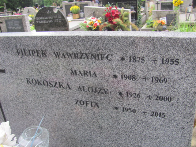Wawrzyniec Filipek 1874 Kraków-Salwator - Grobonet - Wyszukiwarka osób pochowanych