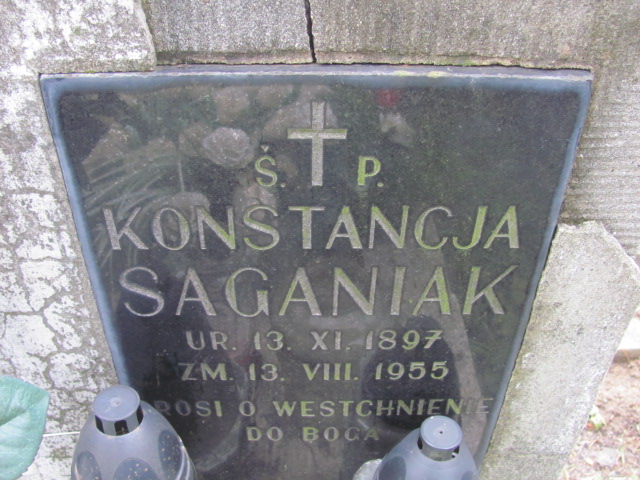 Konstancja Saganiak 1897 Kraków-Salwator - Grobonet - Wyszukiwarka osób pochowanych
