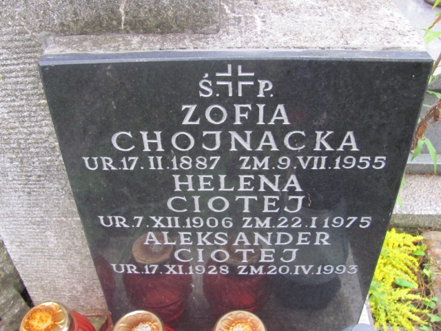 Helena Ciotej 1906 Kraków-Salwator - Grobonet - Wyszukiwarka osób pochowanych