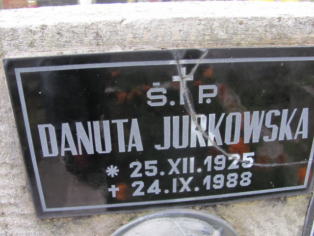 Danuta Jurkowska 1925 Kraków-Salwator - Grobonet - Wyszukiwarka osób pochowanych