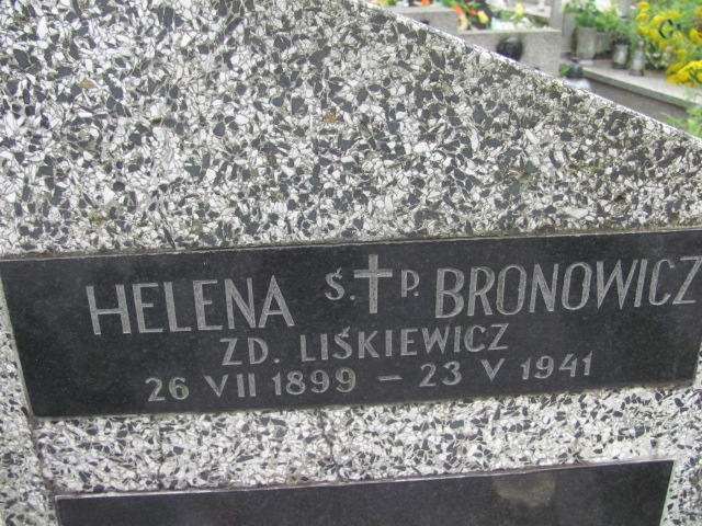 Helena Bronowicz 1899 Kraków-Salwator - Grobonet - Wyszukiwarka osób pochowanych
