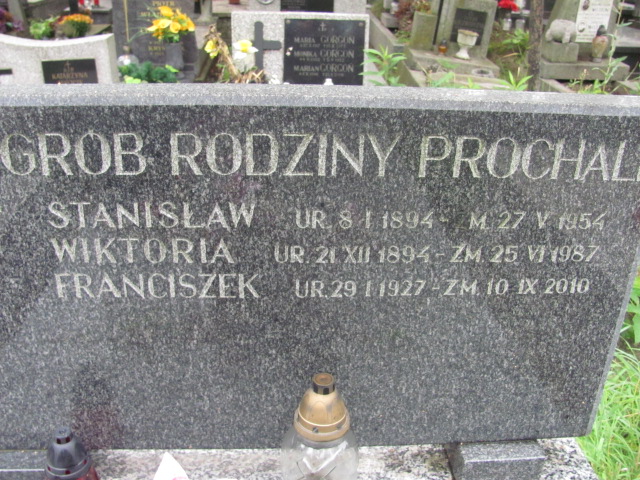 Stanisław Prochal 1894 Kraków-Salwator - Grobonet - Wyszukiwarka osób pochowanych