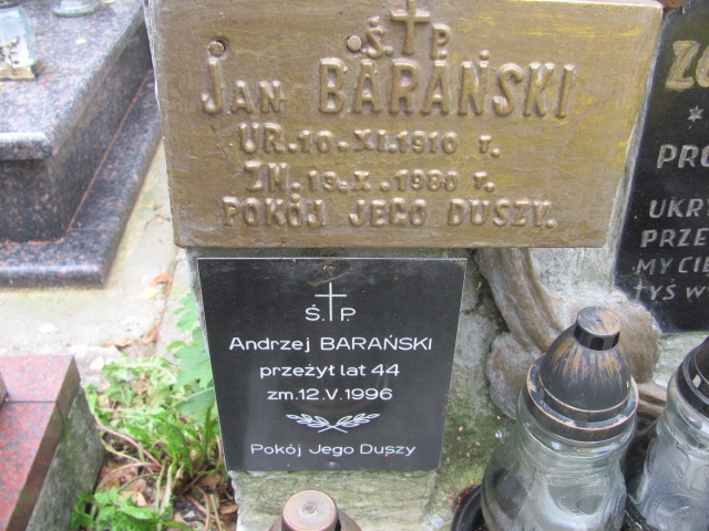 Zofia Barańska 1912 Kraków-Salwator - Grobonet - Wyszukiwarka osób pochowanych