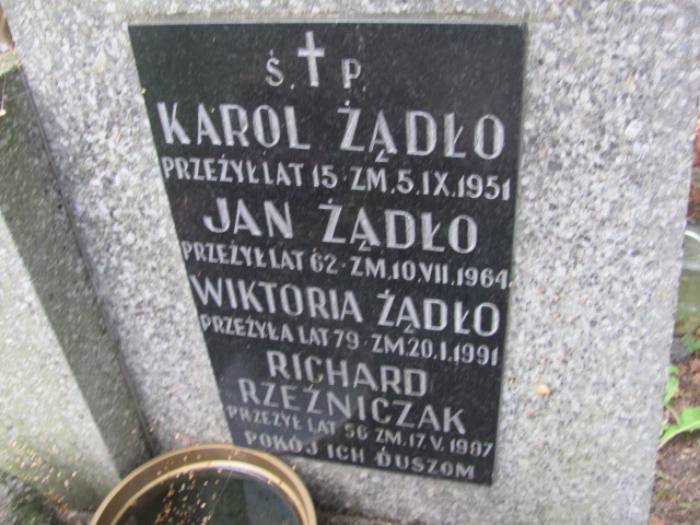 Karol Żądło Kraków-Salwator - Grobonet - Wyszukiwarka osób pochowanych