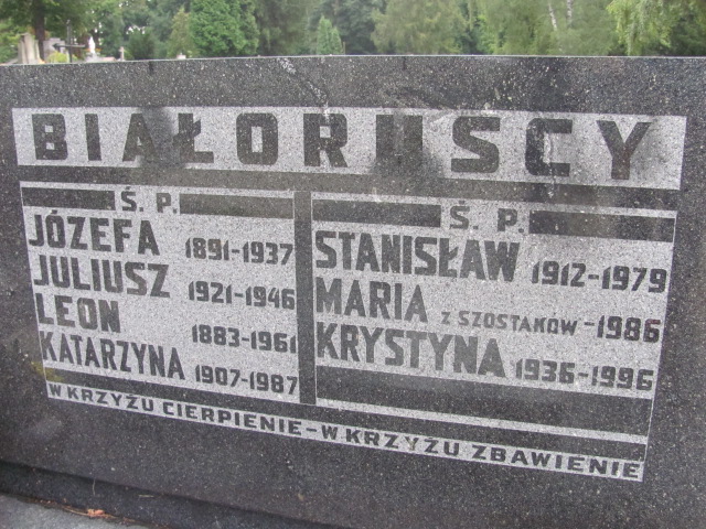 Juliusz Białoruski 1920 Kraków-Salwator - Grobonet - Wyszukiwarka osób pochowanych