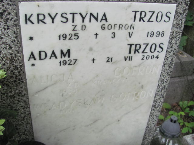 Mieczysław Gofroń 1926 Kraków-Salwator - Grobonet - Wyszukiwarka osób pochowanych