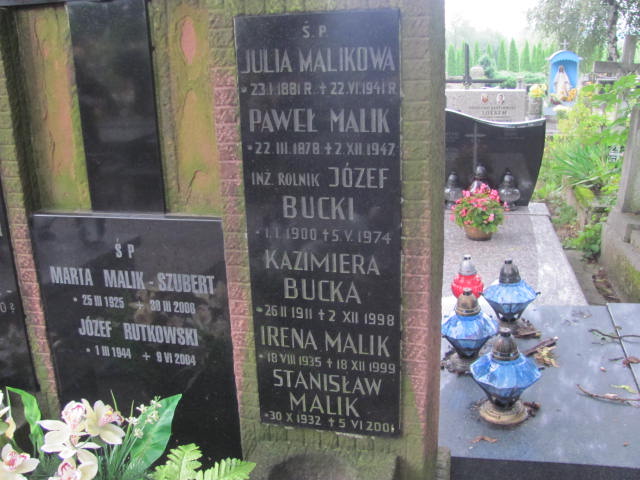 Jan Malik 1908 Kraków-Salwator - Grobonet - Wyszukiwarka osób pochowanych