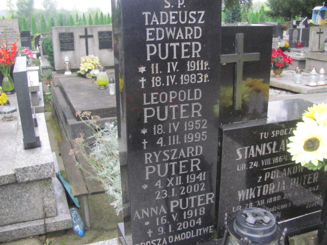 Wiktoria Puter 1880 Kraków-Salwator - Grobonet - Wyszukiwarka osób pochowanych