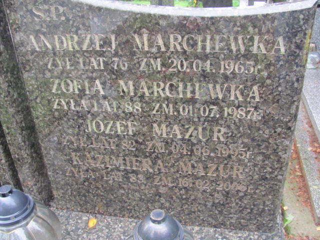 Zofia Marchewka 1899 Kraków-Salwator - Grobonet - Wyszukiwarka osób pochowanych