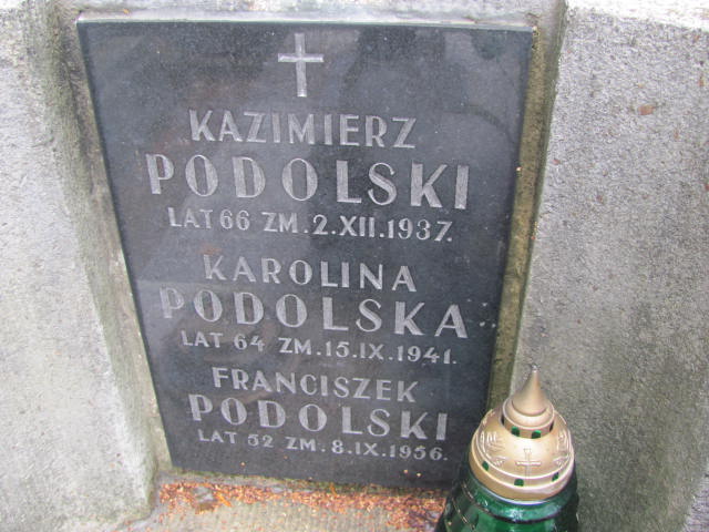 Kazimierz Podolski Kraków-Salwator - Grobonet - Wyszukiwarka osób pochowanych