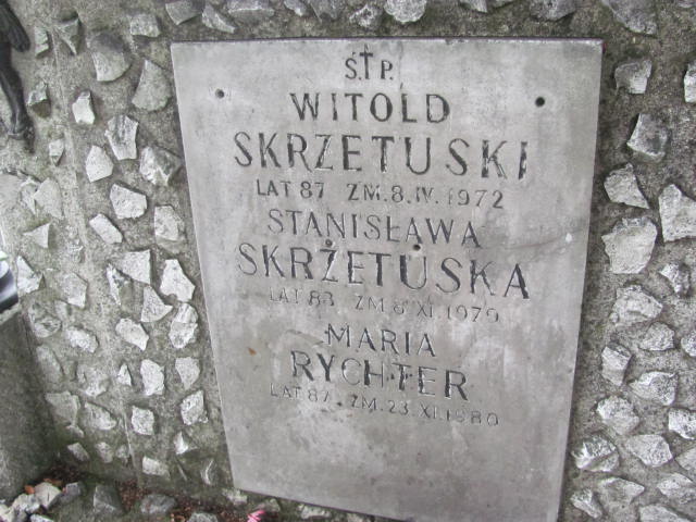 Witold Skrzetuski 1885 Kraków-Salwator - Grobonet - Wyszukiwarka osób pochowanych