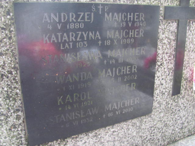 Andrzej Majcher 1880 Kraków-Salwator - Grobonet - Wyszukiwarka osób pochowanych