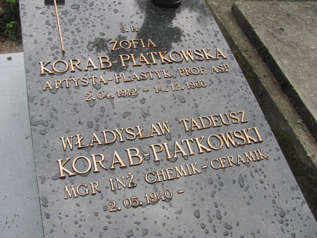 Zofia Korab-Piątkowska 1912 Kraków-Salwator - Grobonet - Wyszukiwarka osób pochowanych