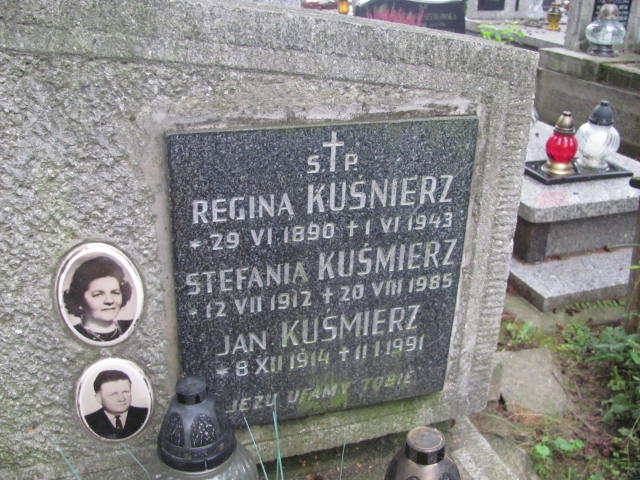 Regina Kuśnierz 1890 Kraków-Salwator - Grobonet - Wyszukiwarka osób pochowanych