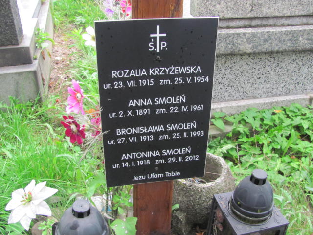 Rozalia Krzyżewska 1915 Kraków-Salwator - Grobonet - Wyszukiwarka osób pochowanych