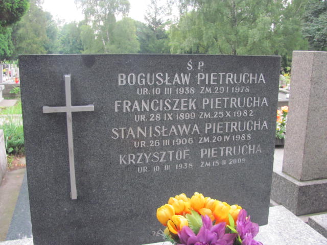 Krzysztof Pietrucha 1938 Kraków-Salwator - Grobonet - Wyszukiwarka osób pochowanych