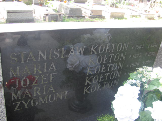 Stanisława Kołton 1861 Kraków-Salwator - Grobonet - Wyszukiwarka osób pochowanych