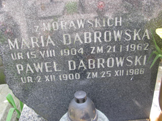 Paweł Dąbrowski 1900 Kraków-Salwator - Grobonet - Wyszukiwarka osób pochowanych