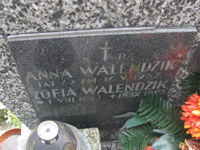 Aniela Walendzik 1910 Kraków-Salwator - Grobonet - Wyszukiwarka osób pochowanych