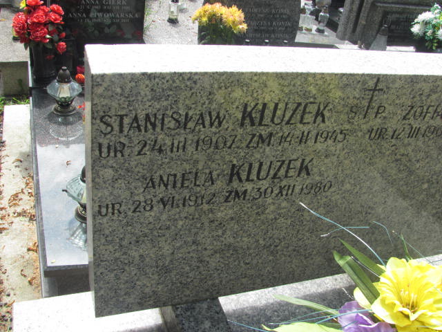 Stanisław Kluzek 1907 Kraków-Salwator - Grobonet - Wyszukiwarka osób pochowanych