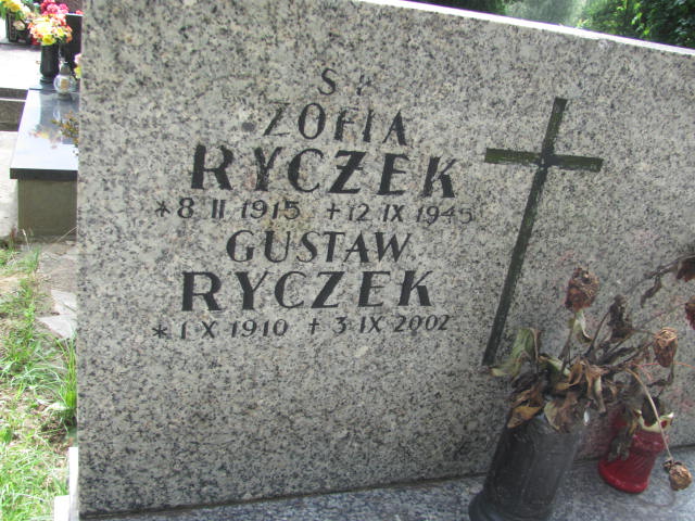 Zofia Ryczek 1915 Kraków-Salwator - Grobonet - Wyszukiwarka osób pochowanych