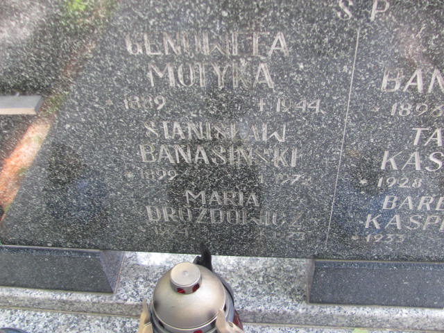 Genowefa Motyka 1888 Kraków-Salwator - Grobonet - Wyszukiwarka osób pochowanych