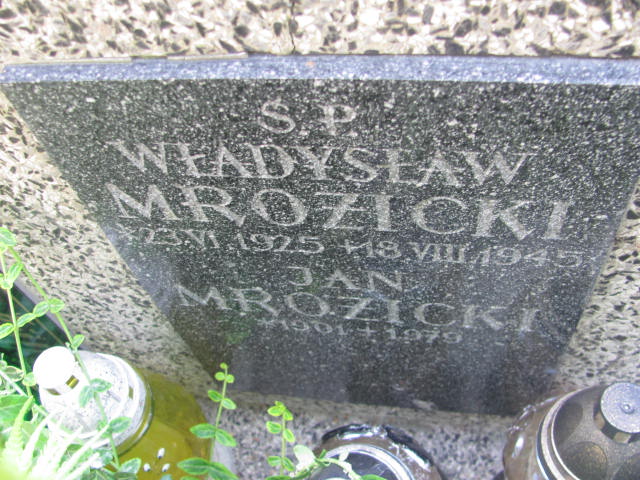 Władysław Mrozicki 1925 Kraków-Salwator - Grobonet - Wyszukiwarka osób pochowanych