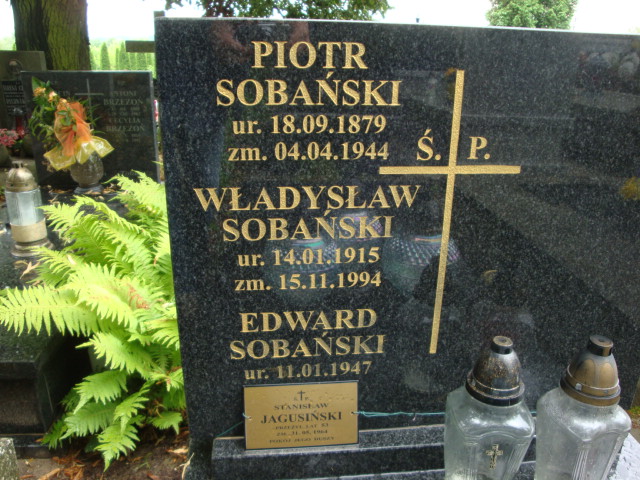 Piotr Sobański 1879 Kraków-Salwator - Grobonet - Wyszukiwarka osób pochowanych