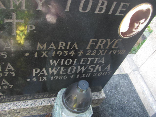 Wioleta Pawłowska 1986 Kraków-Salwator - Grobonet - Wyszukiwarka osób pochowanych
