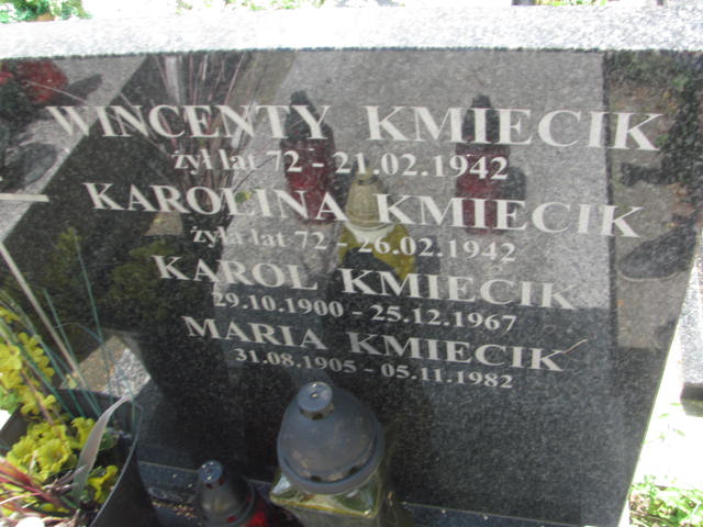 Karol Kmiecik 1900 Kraków-Salwator - Grobonet - Wyszukiwarka osób pochowanych